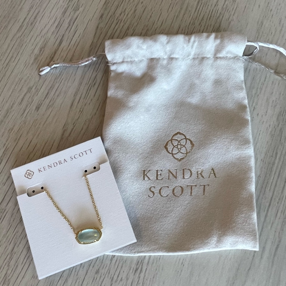 Kendra Scott Elise Necklace light blue